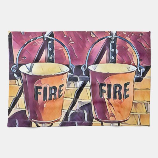 鉄道駅 キッチンタオル (横)