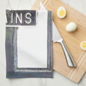 鉄道駅 キッチンタオル (四つ折り)