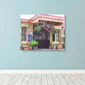 鉄道駅 キャンバスプリント (インサイチュ (ウッドフロア))