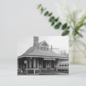 鉄道駅、グラッドストーン、ニュージャージー州ヴィンテージ ポストカード (スタンド正面)