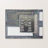 鉄道駅 ジグソーパズル (横)