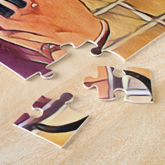 鉄道駅 ジグソーパズル (側面)