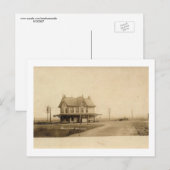 鉄道駅、スキルマン、モンゴメリー、NJヴィンテージ ポストカード (正面/裏面)