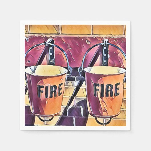 鉄道駅 スタンダードカクテルナプキン (正面)