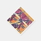 鉄道駅 スタンダードカクテルナプキン (角)