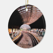 鉄道駅 セラミックオーナメント (左)