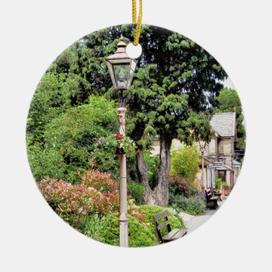 鉄道駅 セラミックオーナメント (正面)