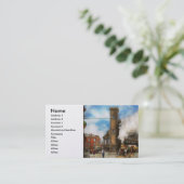 鉄道駅 – ボストン&メイン鉄道区1910 名刺 (スタンド正面)