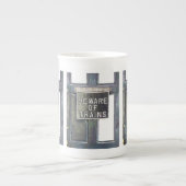 鉄道駅 ボーンチャイナマグカップ (正面)