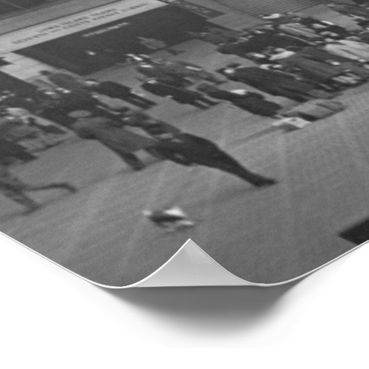 鉄道駅 ポスター (角)