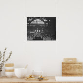 鉄道駅 ポスター (キッチン)