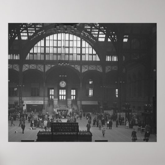 鉄道駅 ポスター (正面)