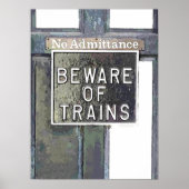 鉄道駅 ポスター (正面)