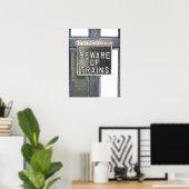 鉄道駅 ポスター (ホームオフィス)