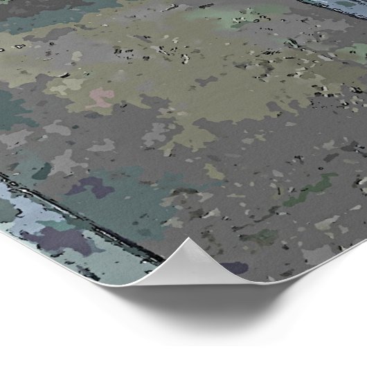 鉄道駅 ポスター (角)