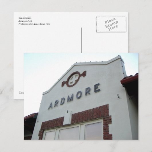 鉄道駅 ポストカード (正面/裏面)