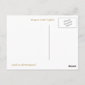 鉄道駅 ポストカード (裏面)