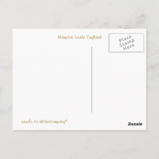 鉄道駅 ポストカード (裏面)