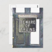 鉄道駅 ポストカード (正面/裏面)