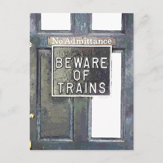 鉄道駅 ポストカード (正面)