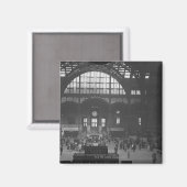 鉄道駅 マグネット (正面/裏面)