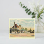 鉄道駅、南オレンジ、ニュージャージーヴィンテージ ポストカード (スタンド正面)