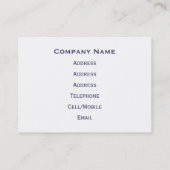 鉄道駅 名刺 (裏面)