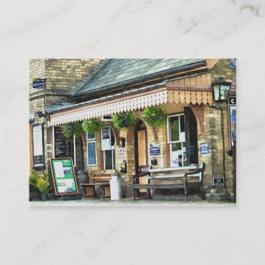 鉄道駅 名刺 (正面)