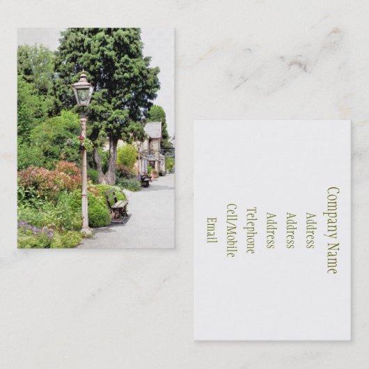 鉄道駅 名刺 (正面/裏面)