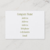 鉄道駅 名刺 (裏面)