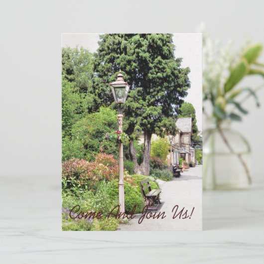 鉄道駅 招待状 (スタンド正面)