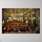 鉄道駅 – Waiting in Grand Central 1904 ポスター (正面)