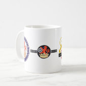 鉄道4英国鉄道鉄道ハイキングダック コーヒーマグカップ (正面左)