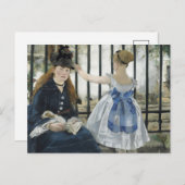 鉄道 | エドゥアルマネ ポストカード (正面/裏面)