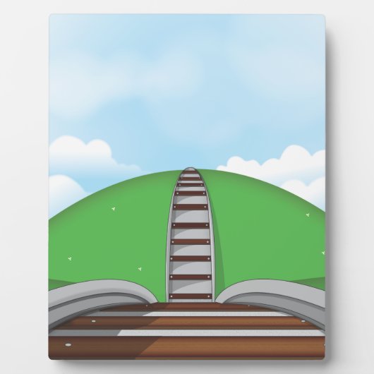 鉄道 フォトプラーク (正面)
