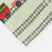 鉄道 フリースブランケット (角)