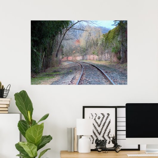 鉄道 ポスター (ホームオフィス)