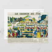 鉄道 ポストカード (正面/裏面)