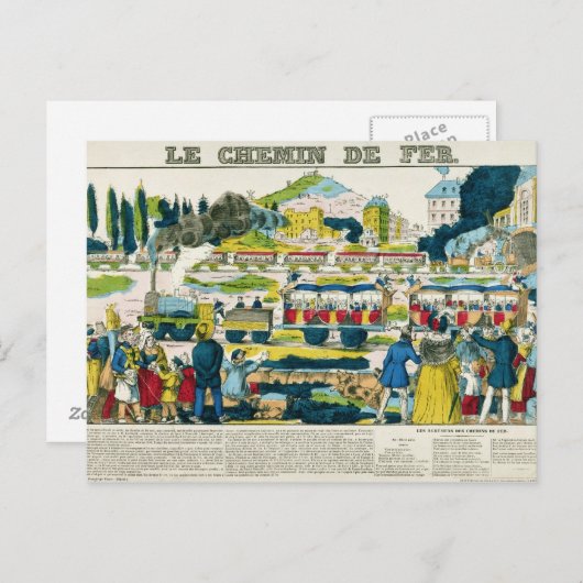 鉄道 ポストカード (正面/裏面)