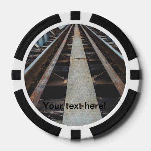 鉄道 ポーカーチップ (正面)