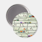 鉄道 マグネット (正面/裏面)