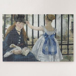 鉄道 – マネ印象派絵画の芸術 ジグソーパズル