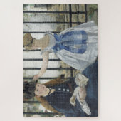 鉄道 – マネ印象派絵画の芸術 ジグソーパズル (縦)
