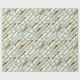 鉄道 ラッピングペーパー