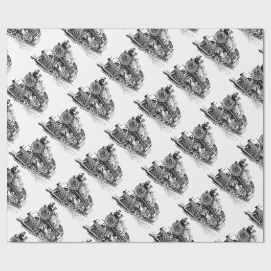 鉄道 ラッピングペーパー (フラット)