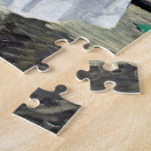 鉄道、有名なエドアール・マネ絵画ット ジグソーパズル (側面)