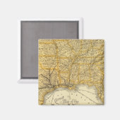 鉄道、汽船ライン南太平洋 マグネット (正面/裏面)