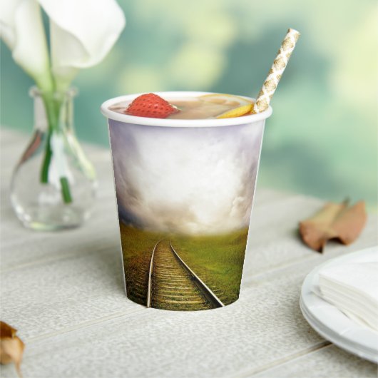 鉄道 紙コップ (インサイチュ)