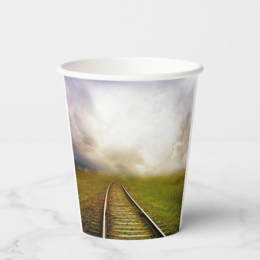 鉄道 紙コップ (裏面)