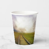 鉄道 紙コップ (正面)